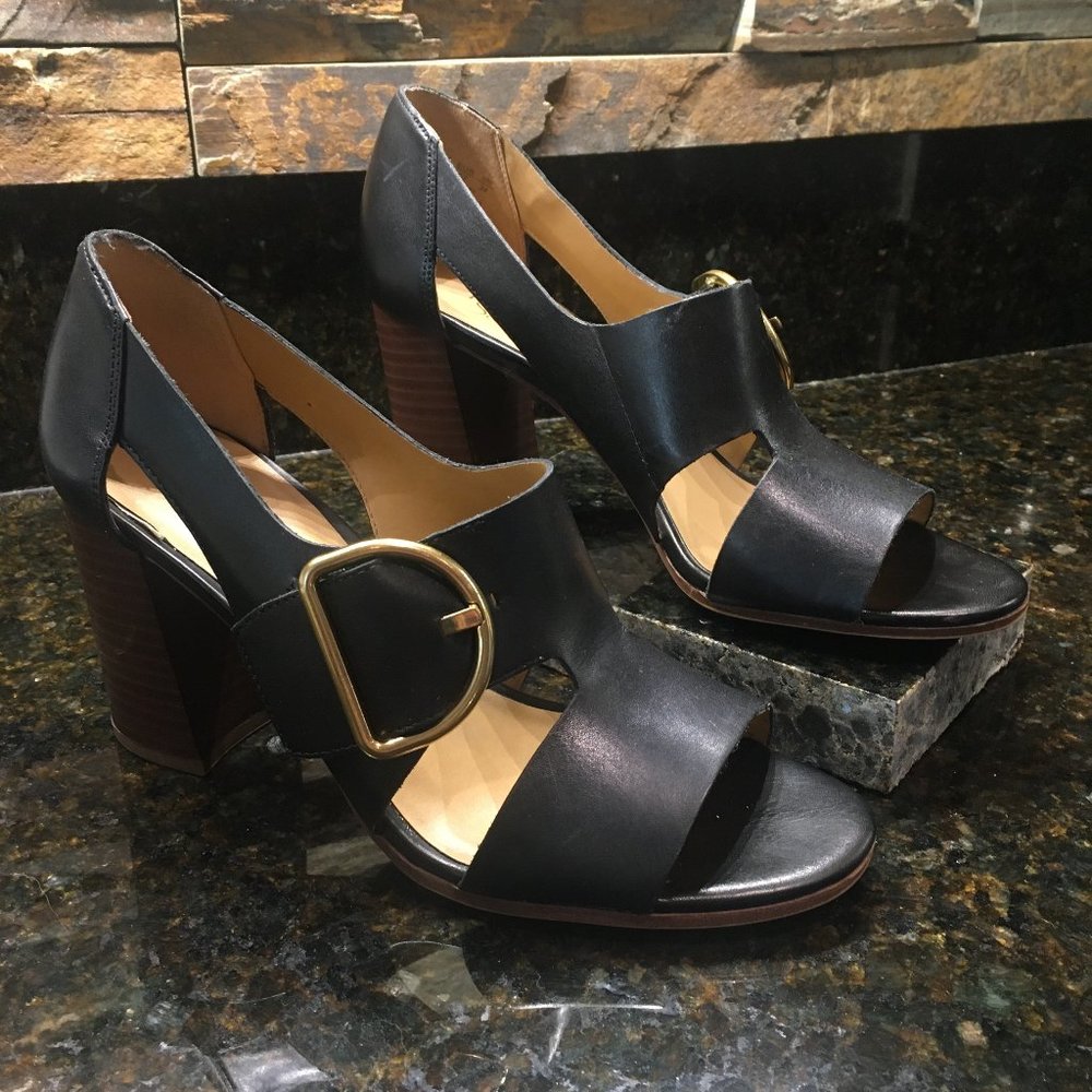Franco Sarto Marketa Black Leather, 7M NEW